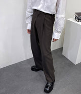 ピンタック ワイド スラックス / SK Pintuck Wide Slacks (3 colors)
