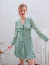 RIBBON TIED FLARE ONEPIECE_MINT (6580079296630)