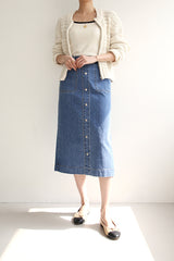 ローザデニムスカート / ROSA DENIM SK / H LINE SKIRT