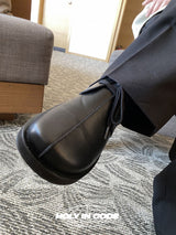 No.9361 round incision derby SHOES (6682512425078)