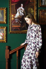 flower v neck blouse (6651912552566)