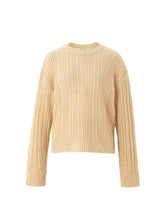 シアーリブニット / Sheer ribbed knit - Ecru