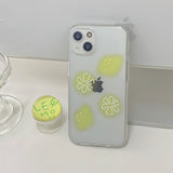 チェリーレモンフォーンケース スマホグリップセット