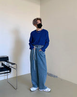 ベルベット ニット Tシャツ / DA Velvet Knit T-shirt (2 colors)