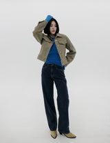 ブックルトラッカージャケット / Bookle trucker jacket (2color)