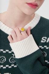 ドゥードゥルチェリーリング／DOODLE CHERRY RING [YELLOW]