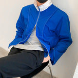 Contrast Stitch Zip-Up Jacket (6684150005878)