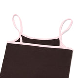 チェリートムボーイグラフィックノースリーブ / CHERRY TOMBOY GRAPHIC SLEEVELESS [BROWN]