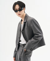 ロンドスリーボタンブレザー / [自主製作] Lond three button blazer (2 color)