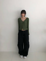 マークローカーゴパンツ（ワンカラー）