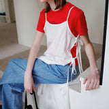 レイヤードドレス / LAYERED DRESS_WHITE