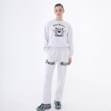 パンクガールジョガーパンツ/1 0 punk girl jogger pants - LIGHT GREY