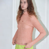 CURVE HIGH NECK LONG SLEEVE_ORANGE