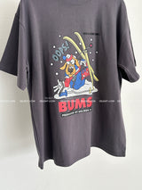 Ski dog short-sleeved T-shirt