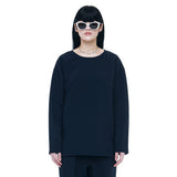 WOVEN T-SHIRT NAVY