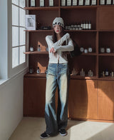ワンダーウォッシュドアブルデニムパンツ/(UNISEX) Wander washed able denim