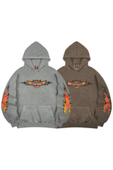 VENTIQUE Pigment Bat Napping Hoodie 2color