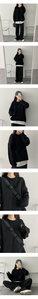 カーダーラウンドスウェットシャツニットウェア / Cardor Round Sweatshirt Knitwear