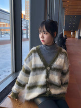 コーヒーモヘアカーディガン