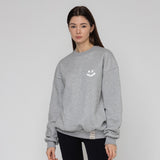 [UNISEX] Small Cloud Drawing Smile Sweatshirt