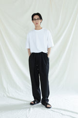 タックバルーンツーウェイパンツ / PRK 2TUCK BALLOON FIT 2WAY PANTS BLACK (6554665779318)