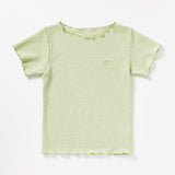 インタールックステッチエンボッシングトップ/INTERLOCK STITCH EMBOSSING TOP_MELON