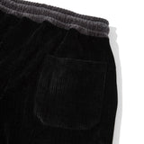 VELOUR CORDUROY TWO TONE PANTS (CHARCOAL BLACK)