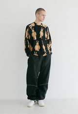 パットジャージロングスリーブ / BSR2223FWPO043 BR PAT JERSEY LONG SLEEVE BLACK