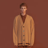 THREE LINES KNIT CARDIGAN_BEIGE (6610782650486)