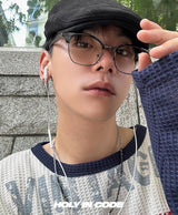 No.0324 half rimmed glasses