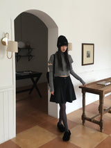 Nikun brushed slit polar t-shirt