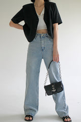 ストロングワイドパンツ / no.1297 Strong Light Blue Wide Pants