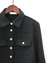 ダーソンクロップシャツジャケット / Derson Crop Shirt Jacket (2color)