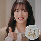 ロイヤルベイビーエンジェルイヤリング - ショート / Royal Baby Angel Earring - Short (Gold) (Kep1er Mashiro Earring)