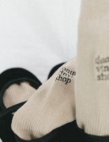 ウォーマーニットソックス / DONUTVINYLSHOP warmknit socks (2colors)