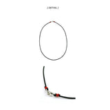 BASIC LEATHER Necklace (12color) (6655478825078)