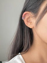 Purple Butterfly Cuff Piercing / 2 color