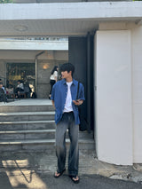 トニ―ハイデンシティー半袖シャツ/Tony High Density Short-Sleeved Shirts (4 colors)