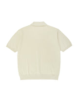 オープン半袖ニット / T1015 OPEN SHORT-SLEEVED KNIT_BEIGE