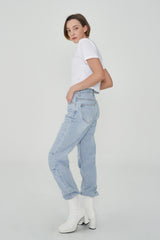アジャスタブルデニムジョガーパンツ/ ADJUSTABLE DENIM JOGGER PANTS [6100]