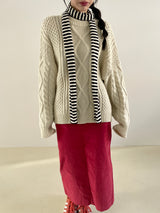 Remember corduroy long skirt 