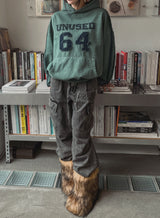 ネイスデニムウォッシングカーゴパンツ