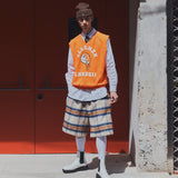 アーチプリンティングベスト/ARCH PRINTING VEST-WASHING ORANGE