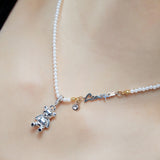 ベアペンダントパールネックレス / BEAR PENDANT PEARL NECKLACE