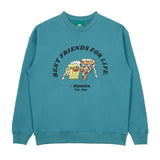 PIZZA EMBROIDERY SWEAT SHIRT