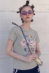 ウィティーバニービンテージグラフィックTシャツ