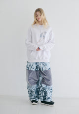 スーパーワイドパンツ / BSR2223FWPT012 DSXBR WSS SUPER WIDE PANTS MARBLE GRAY
