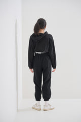 フーデッドクロップスウェットシャツ / (9086) USS Hooded Crop Sweatshirt