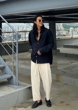 made by vir pleats pants 2COLOR