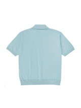 オープン半袖ニット / T1015 OPEN SHORT-SLEEVED KNIT_SKYBLUE